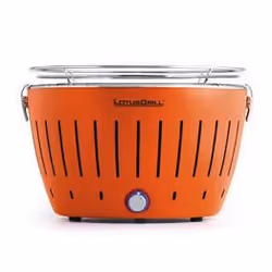 LotusGrill G34 U OR, Barbecue, Charbon de bois (combustible), 32 cm, Plastique, Acier inoxydable, Acier, Chaudron, Grille