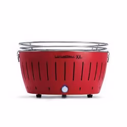 LotusGrill G435 U RD, Barbecue, Charbon de bois (combustible), 40,5 cm, Plastique, Acier inoxydable, Acier, Chaudron, Grille