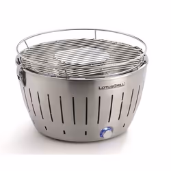 LotusGrill 4260023019991, Grill, Charbon de bois (combustible), 5 personne(s), Dessus de table, Grille, Acier inoxydable