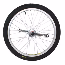 Roue de vélo complete avec manivelles QU-AX