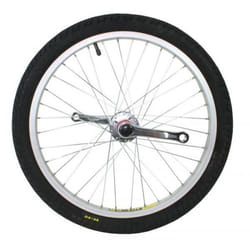 Roue de vélo complete avec manivelles QU-AX