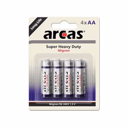 Arcas 107 00406 Batterie à usage unique AA Zinc-Carbone