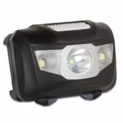 Arcas 307 10010, Lampe frontale, Noir, Plastique, IPX6, LED, 3 lampe(s)