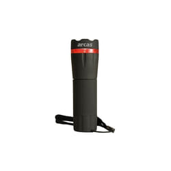 Arcas - 5 w lampe de poche, noir, portée lumineuse, aluminium lampe de table led 1 w - 60 lumens