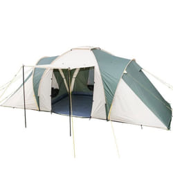 Tente de camping familiale Skandika daytona 6 - 6 personnes - dôme - 530x370cm - 3 cabines indépendantes