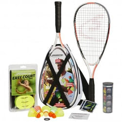 Speedminton 400093 raquette de badminton Charbon Multicolore 2 pièce(s)