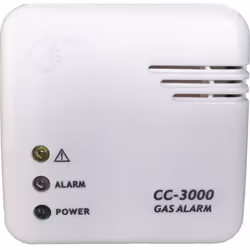 Informations techniques Alarme (gaz/quantité de gaz) : Propane: 0,11% = 1100 ppm, butane: 0,09% = 900 ppm, méthane, gaz de vi ...