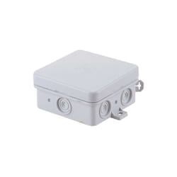 Boitier de derivation apparent vde inflammable / fr/ap gris 75x75x35mm, IP54