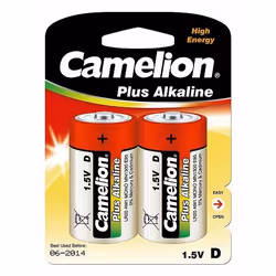 Camelion LR20-BP2, Batterie à usage unique, D, Alcaline, 1,5 V, 2 pièce(s), 84 x 34 x 114 mm
