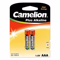 Camelion LR03-BP2, Batterie à usage unique, AAA, Alcaline, 1,2 V, 2 pièce(s), 84 x 11 x 114 mm