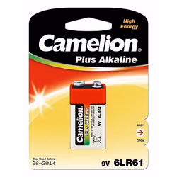 Camelion 6LF22-BP1, Batterie à usage unique, 9V, Alcaline, 9 V, 1 pièce(s), 84 x 18 x 114 mm