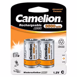 Camelion NH-C3500BP2, Batterie rechargeable, C, Hybrides nickel-métal (NiMH), 1,2 V, 2 pièce(s), 3500 mAh