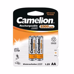 Camelion NH-AA2300-BP2, Batterie rechargeable, AA, Hybrides nickel-métal (NiMH), 1,2 V, 2 pièce(s), 2300 mAh