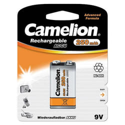 Camelion NH-9V250BP1 Batterie rechargeable 9V Hybrides nickel-métal (NiMH)