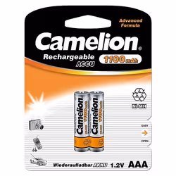 Camelion NH-AAA1100BP2, Batterie rechargeable, AAA, Hybrides nickel-métal (NiMH), 1,2 V, 2 pièce(s), 1100 mAh
