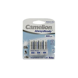 NiMH AAA/R03 1.2V-800mAh (4/carte) 'alwaysready™' HR3C/08AR RI581