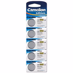 Camelion CR2032-BP5, Batterie à usage unique, CR2032, Lithium, 3 V, 5 pièce(s), Pile bouton