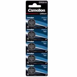 Camelion 13005016, Batterie à usage unique, CR2016, Lithium, 3 V, 5 pièce(s), 75 mAh