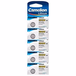 Camelion CR1216-BP5, Batterie à usage unique, CR1216, Lithium, 3 V, 5 pièce(s), 25 mAh