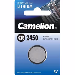 Camelion CR2450-BP1, Batterie à usage unique, CR2450, Lithium, 3 V, 1 pièce(s), Pile bouton