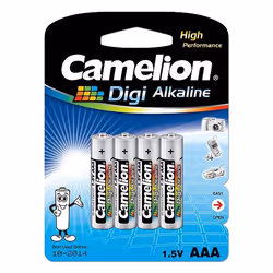 Camelion LR03-BP4DG, Batterie à usage unique, AAA, Alcaline, 1,5 V, 4 pièce(s), 84 x 11 x 114 mm