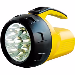 Camelion FL-9LED, Lampe torche, Jaune, Plastique, LED, 9 lampe(s), AA