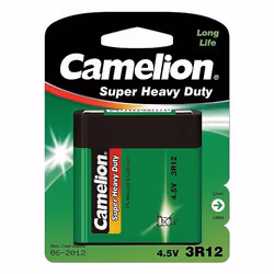 Camelion 3R12-BP1G, Batterie à usage unique, 4.5V, Zinc-Carbone, 4,5 V, 1 pièce(s), 84 x 23 x 114 mm