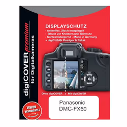 DigiCover N2273, Transparent, Panasonic, Panasonic DMC-FX60, 1 pièce(s), Protecteur d'écran
