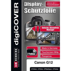 DigiCover B2612 protection d'écran pour appareils photos Transparent Canon
