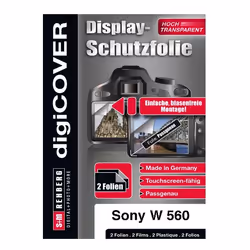 DigiCover B2787, Transparent, Sony, Sony DSC-W560, 2 pièce(s), Protecteur d'écran