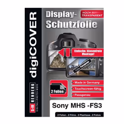 DigiCover B2790, Transparent, Sony, Sony MHS-FS3, 2 pièce(s), Protecteur d'écran