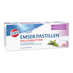 Emser Pastillen zuckerfrei mit Salbei Remède contre le rhume Comprimé Adultes Boîte