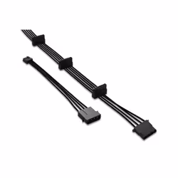 be quiet! CM-30750, 0,7 m, SATA 15 broches, Molex (4-pin), Noir, Dark Power Pro 8- , Straight Power E9- , Pure Power L8- / Po ...