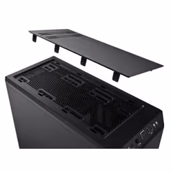 be quiet! Pure Base 600 Midi Tower Noir, Argent - Vue supplémentaire 7