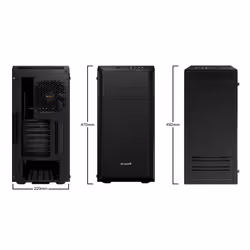 be quiet! Pure Base 600 Window Midi Tower Noir - Vue supplémentaire 4