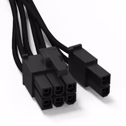 be quiet! CP-6610, 0,6 m, PCI-E (6+2 pin), PCI-E(6+2 pin), Mâle, Mâle, Droit