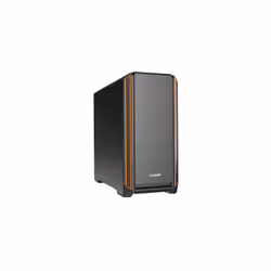 be quiet! Silent Base 601, Midi Tower, PC, Noir, Orange, ATX, EATX, micro ATX, Mini-ITX, Acrylonitrile-Butadiène-Styrène (ABS ...