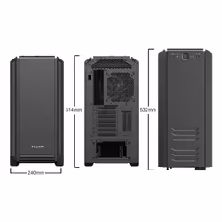 be quiet! Silent Base 601 Window Midi Tower Noir