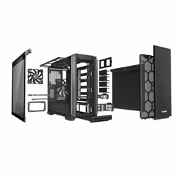 be quiet! Silent Base 601 Window Midi Tower Noir, Argent - Vue supplémentaire 4