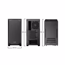 be quiet! BG034 unité centrale Midi Tower Noir