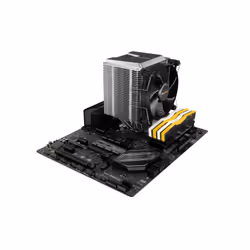 be quiet! Shadow Rock 3 Processeur Refroidisseur 12 cm Noir, Gris