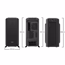 be quiet! Silent Base 802 Window Black Midi Tower Noir