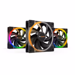 be quiet! Light Wings | 120mm PWM Triple Pack, Ventilateur, 12 cm, 1700 tr/min, 20,6 dB, 41,51 cfm, 70,53 m³/h