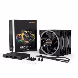 be quiet! Light Wings | 120mm PWM Triple Pack Boitier PC Ventilateur 12 cm Noir 3 pièce(s) - Vue supplémentaire 6