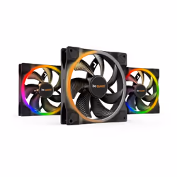 be quiet! Light Wings | 140mm PWM Triple Pack, Ventilateur, 14 cm, 1500 tr/min, 23,3 dB, 56 cfm, 95,14 m³/h