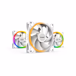be quiet! Light Wings White | 120mm PWM Triple Pack, Ventilateur, 12 cm, 1700 tr/min, 20,6 dB, 41,51 cfm, 70,53 m³/h
