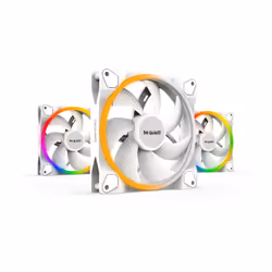 be quiet! Light Wings White | 140mm PWM Triple Pack, Ventilateur, 14 cm, 1500 tr/min, 23,3 dB, 56 cfm, 95,14 m³/h