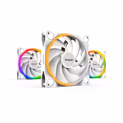 be quiet! Light Wings White | 140mm PWM high-speed Triple-Pack, Ventilateur, 14 cm, 2200 tr/min, 31 dB, 71,7 cfm, 121,82 m³/h