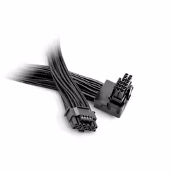be quiet! 12V-2x6 / 12VHPWR 90° Cable PCI-E 0,7 m - Vue supplémentaire 4