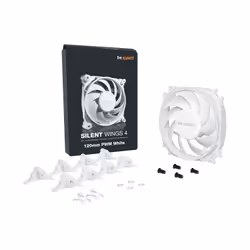 be quiet! BL114 système de refroidissement d'ordinateur Boitier PC Ventilateur 12 cm Blanc 1 pièce(s) - Vue supplémentaire 4